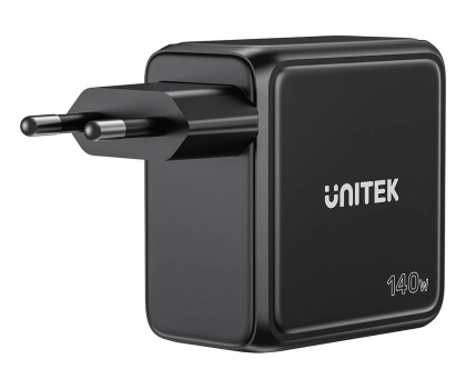 Ładowarka i akumulator Unitek Ładowarka GaN z wyświetlaczem Rexo 140W